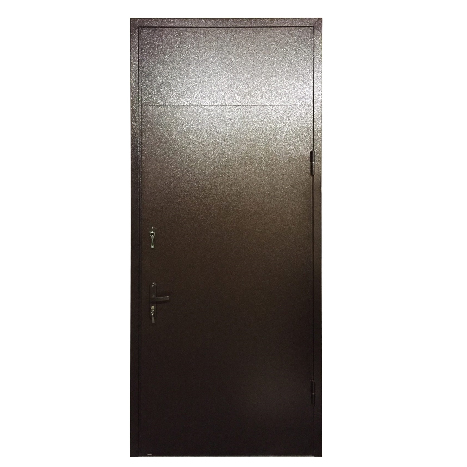 Дверь металлическая утепленная однопольная с фрамугой
