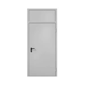 Дверь металлическая не утепленная однопольная с фрамугой