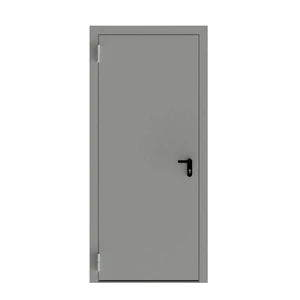 Дверь металлическая неутепленная с ребрами