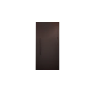 Дверь подъездная одностворчатая с фрамугой глухая под домофон