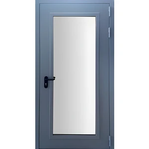 Дверь противопожарная одностворчатая EIWS60 с остеклением более 25%